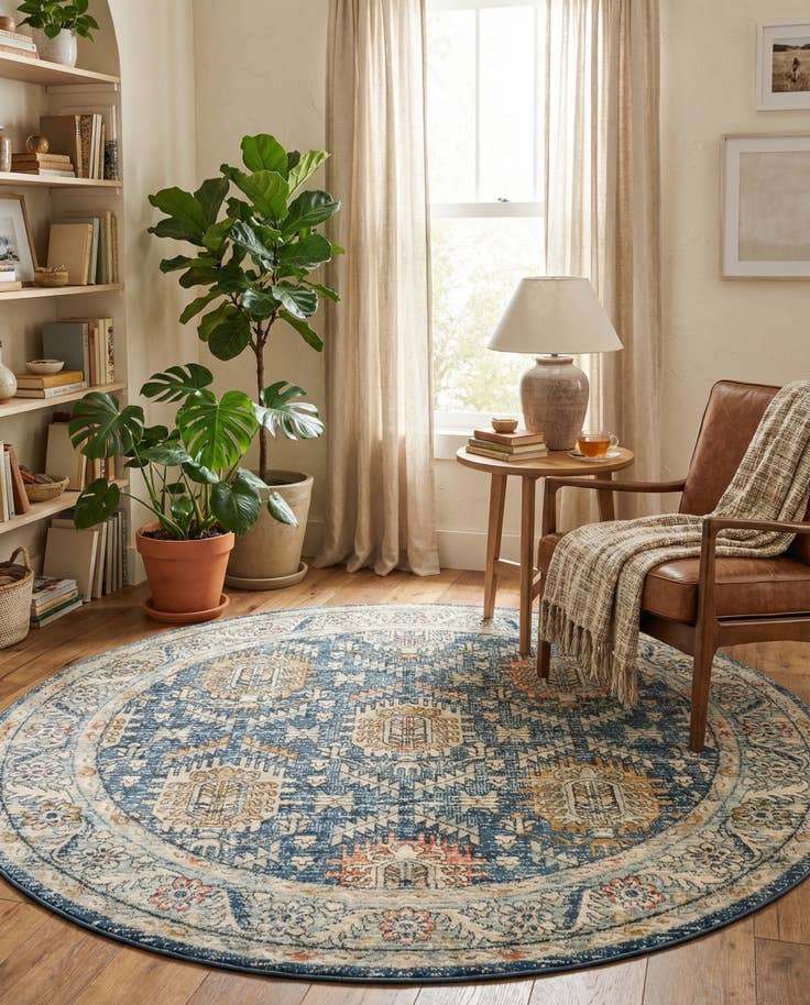 Detail image of 8' x 8' Nyla Round Rug