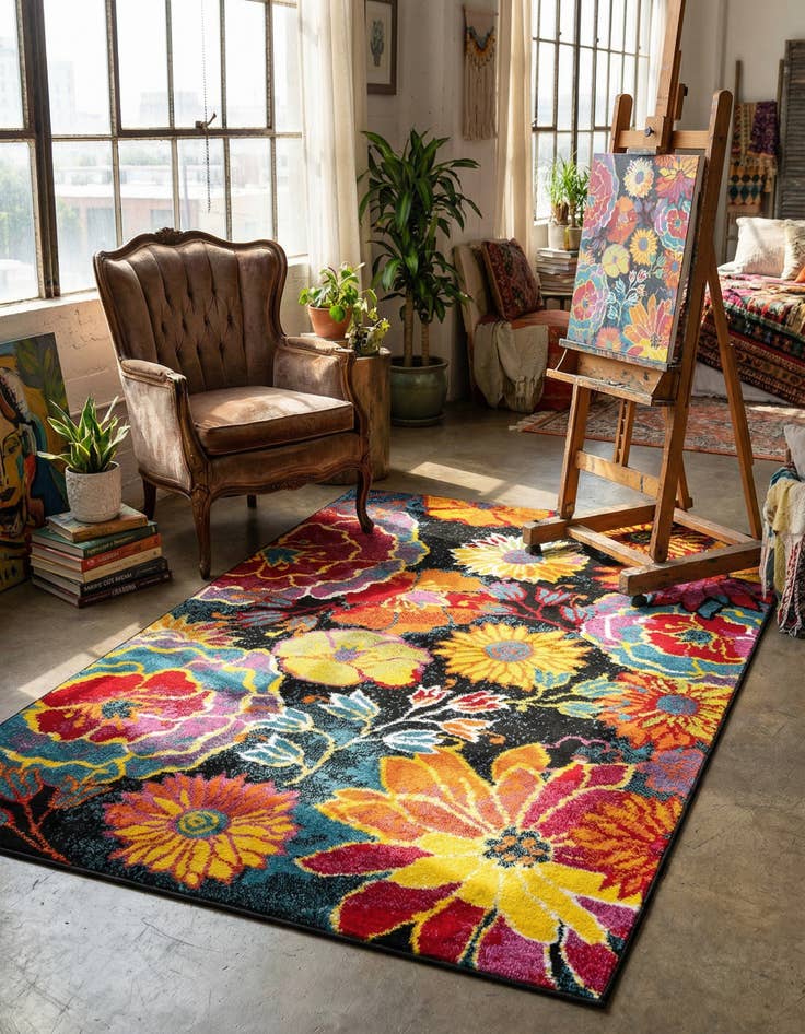 Detail image of 4' x 6' Florence Rug