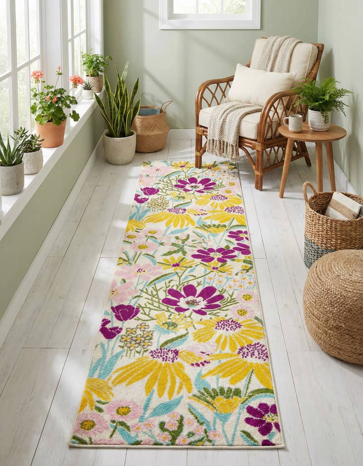 Detail image of 2' 7 x 10' Bloom Runner Rug