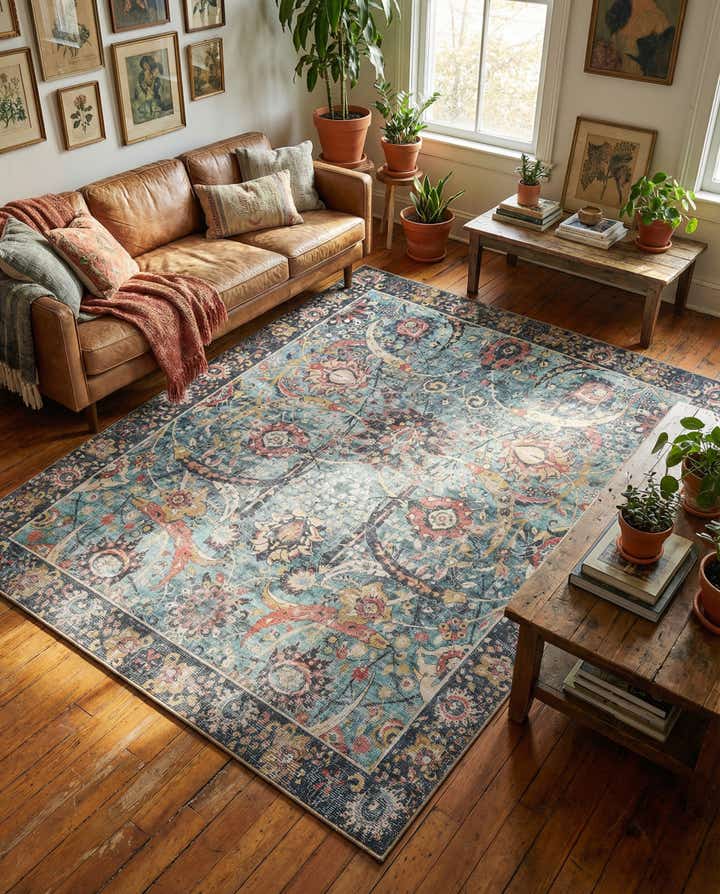 7' 10 x 10' Washable Timeless Rug