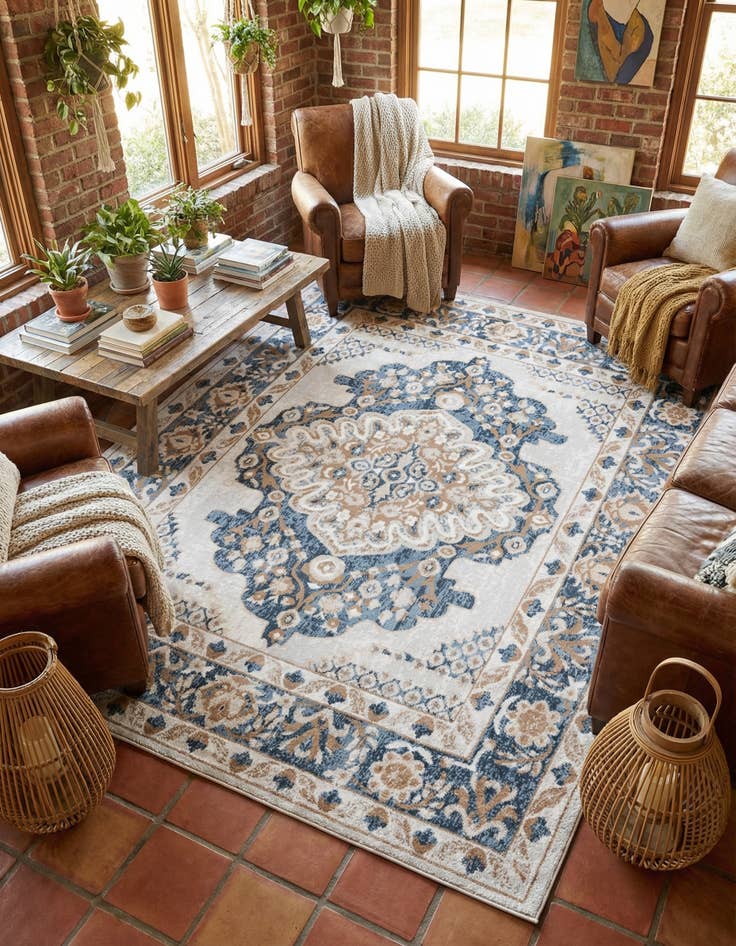 Detail image of 7' 10 x 10' Oxford Rug