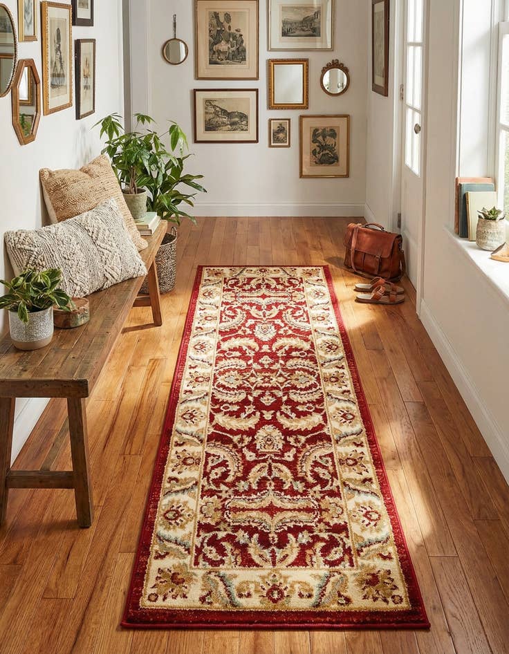 Detail image of 2' 2 x 6' Aditi Runner Rug