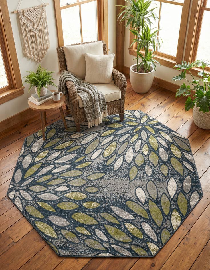Detail image of 7' x 7' Charleston Octagon Rug