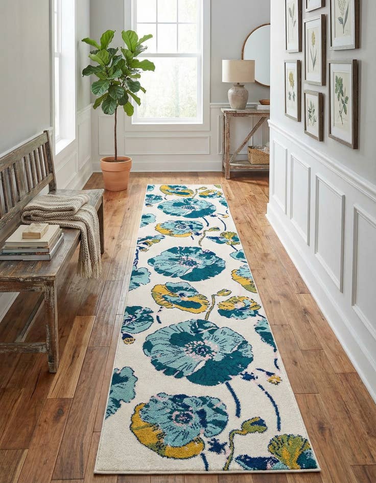 Detail image of 2' 7 x 12' Bloom Runner Rug