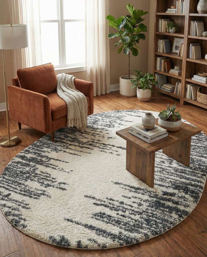 7' 10 x 10' Serenity Shag Oval Rug