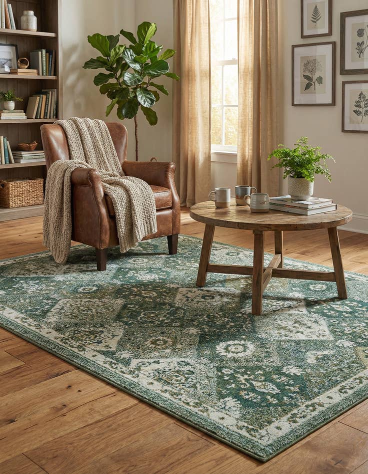 Detail image of 5' 3 x 7' Carrington Rug