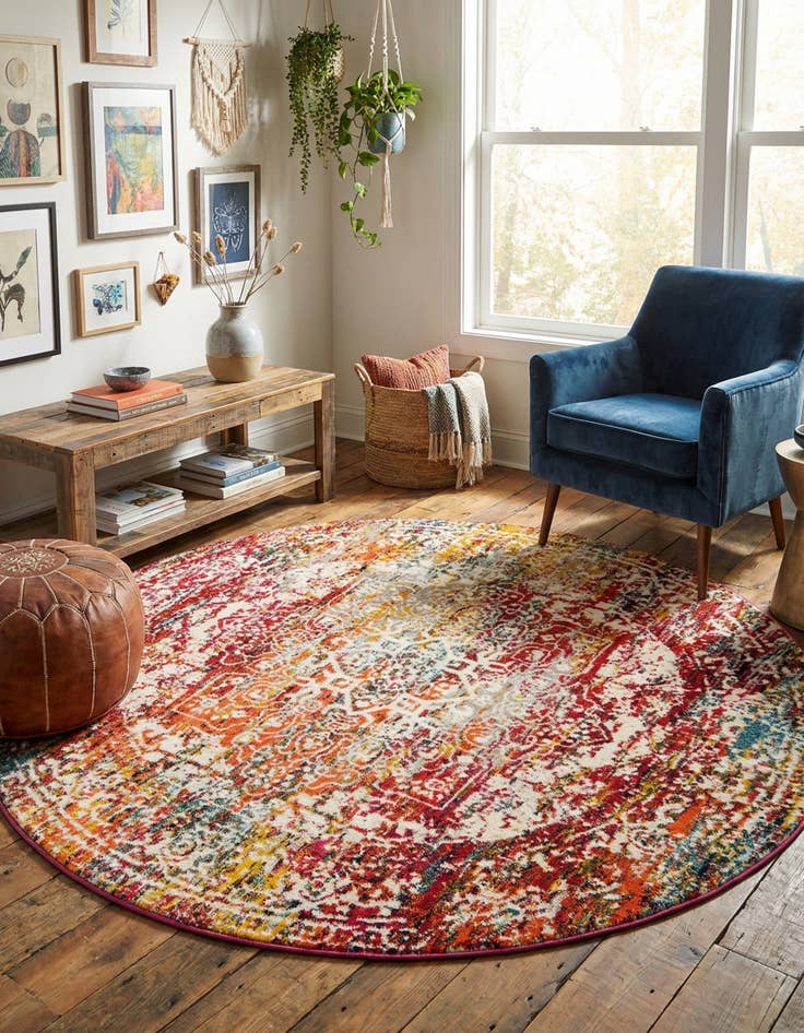 Detail image of 7' x 7' Arlington Round Rug