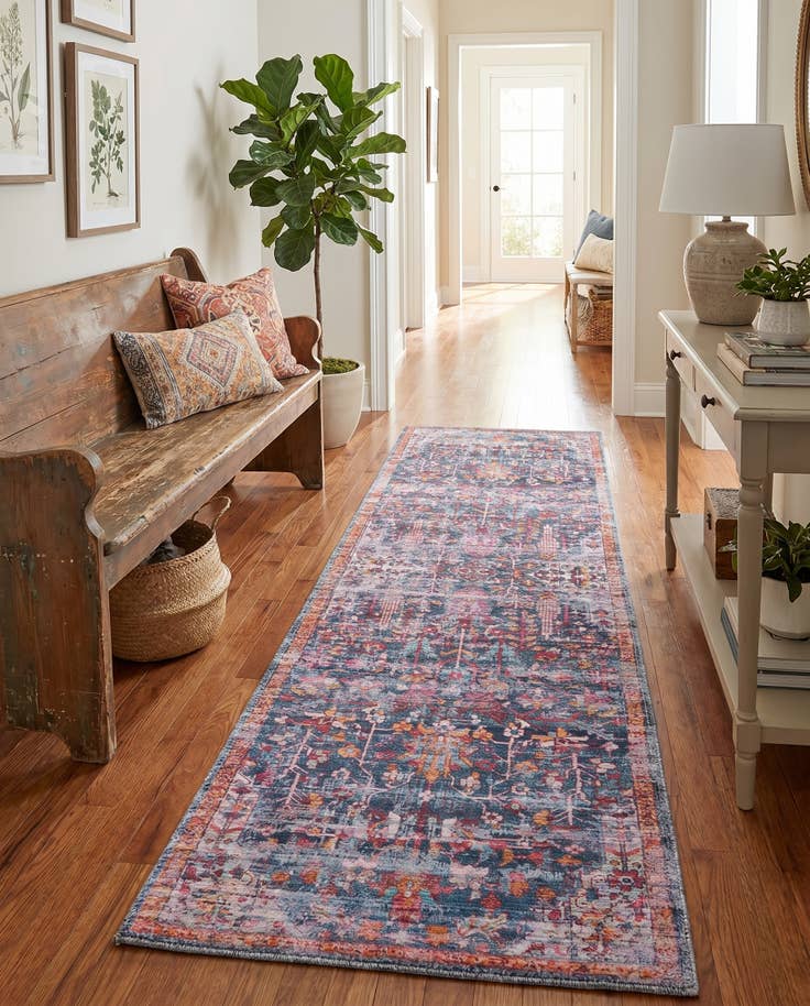 Detail image of 2' x 6' Washable Maahru Runner Rug