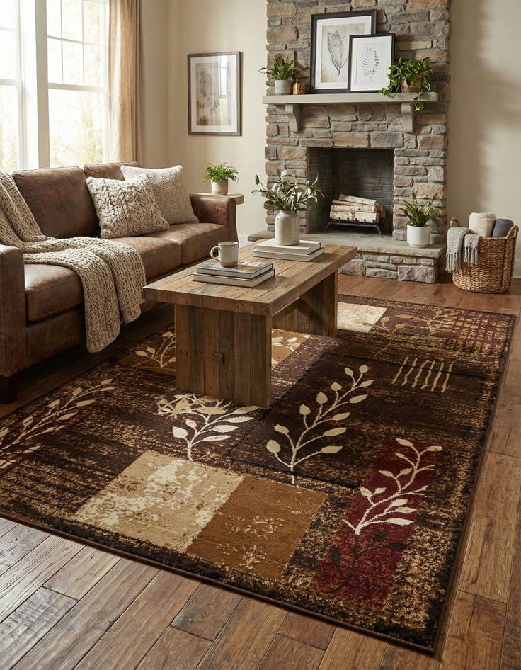 Detail image of 5' 3 x 7' Cafe Rug