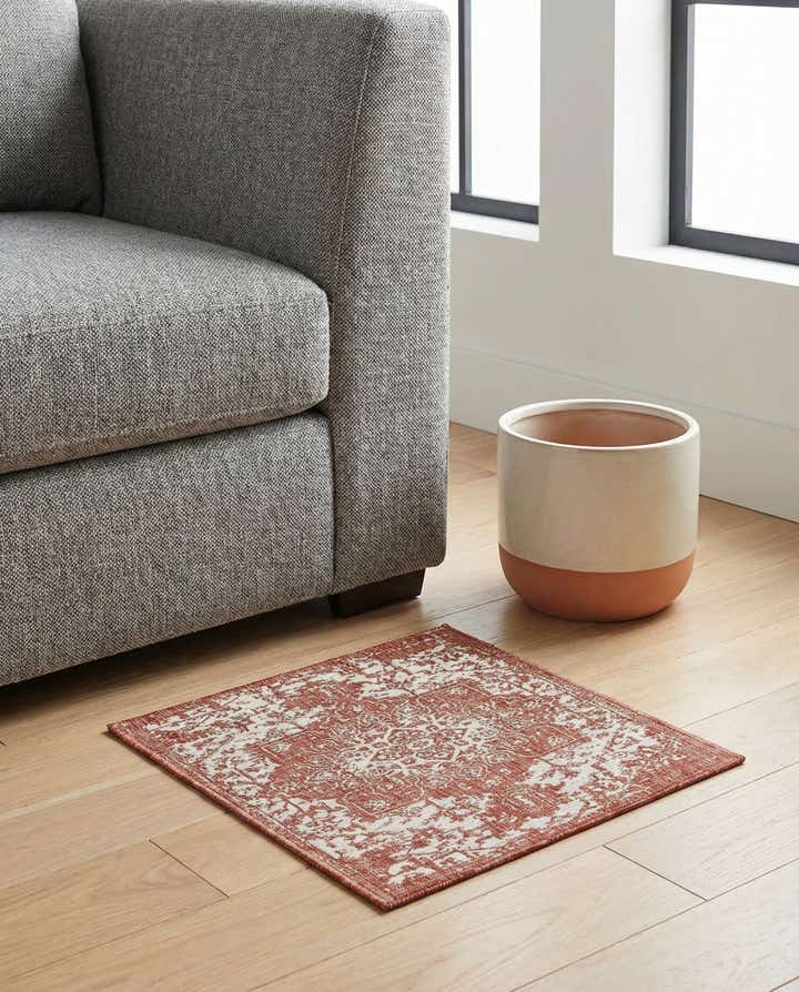1' 4 x 1' 4 Easy-Clean Jill Zarin Dubai Indoor / Outdoor Sample Rug