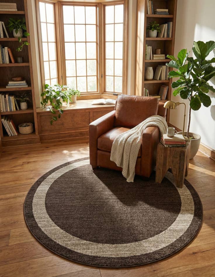 Detail image of 6' x 6' Angelica Round Rug