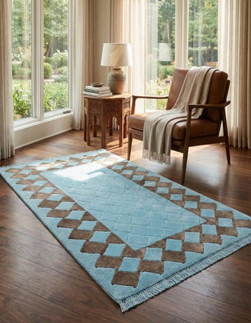 3' x 5' Hand Knotted Darya Wool Rug