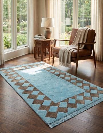 3' x 5' Hand Knotted Darya Wool Rug
