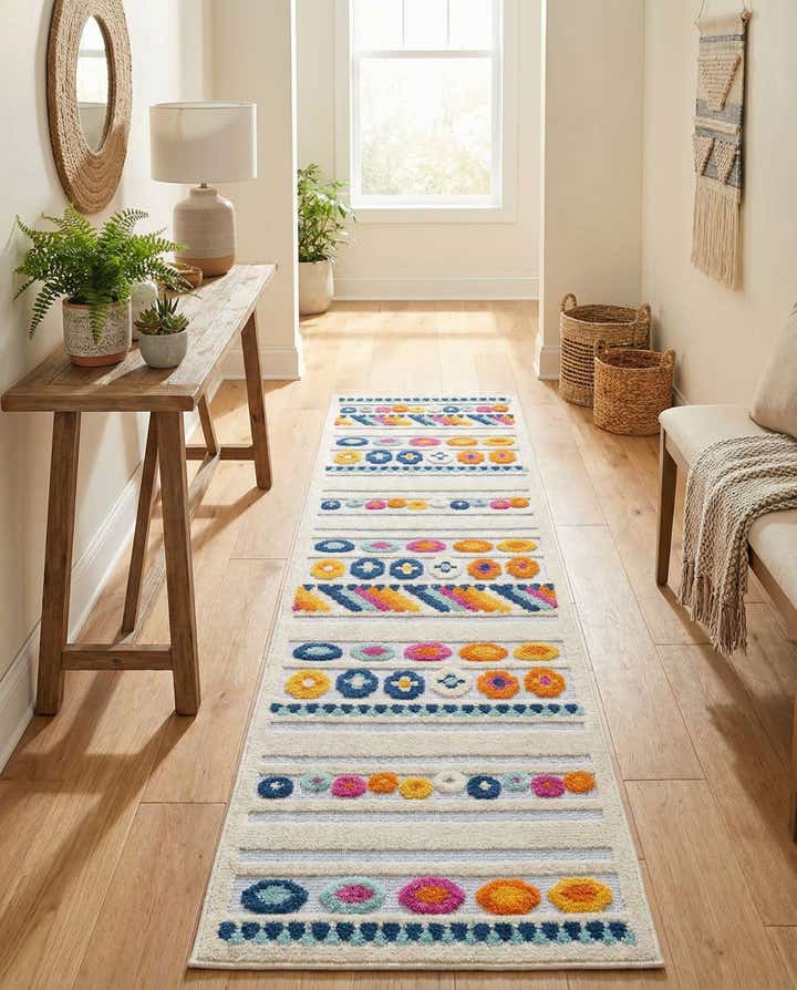 2' x 8' Easy-Clean Aruba Indoor / Outdoor Runner Rug