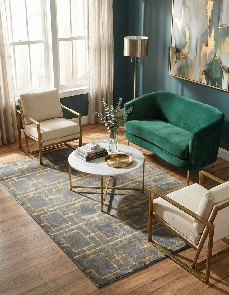 Detail image of 4' x 6'  Marilyn Monroe&trade; Glam Deco Rug