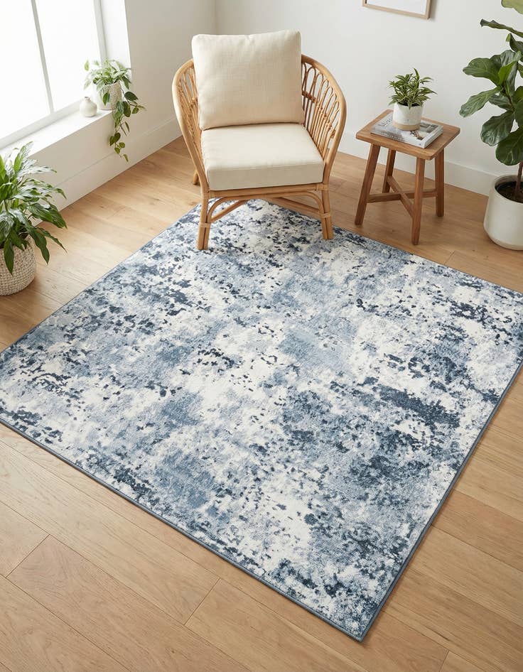 Detail image of 5' x 5' Aurora Square Rug