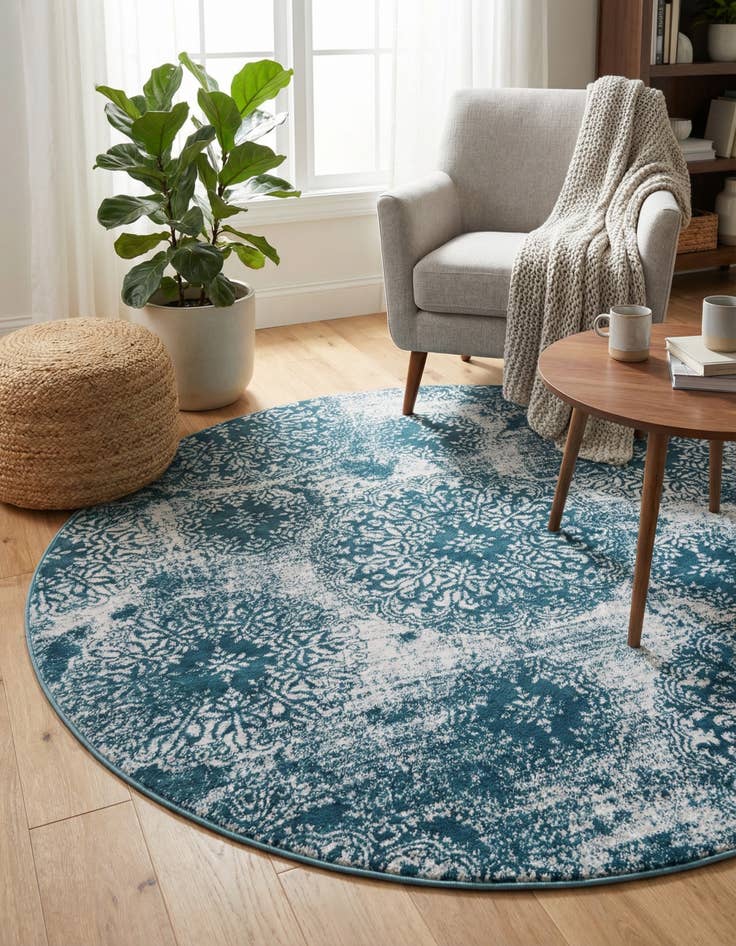 Detail image of 7' x 7' Monte Carlo Round Rug