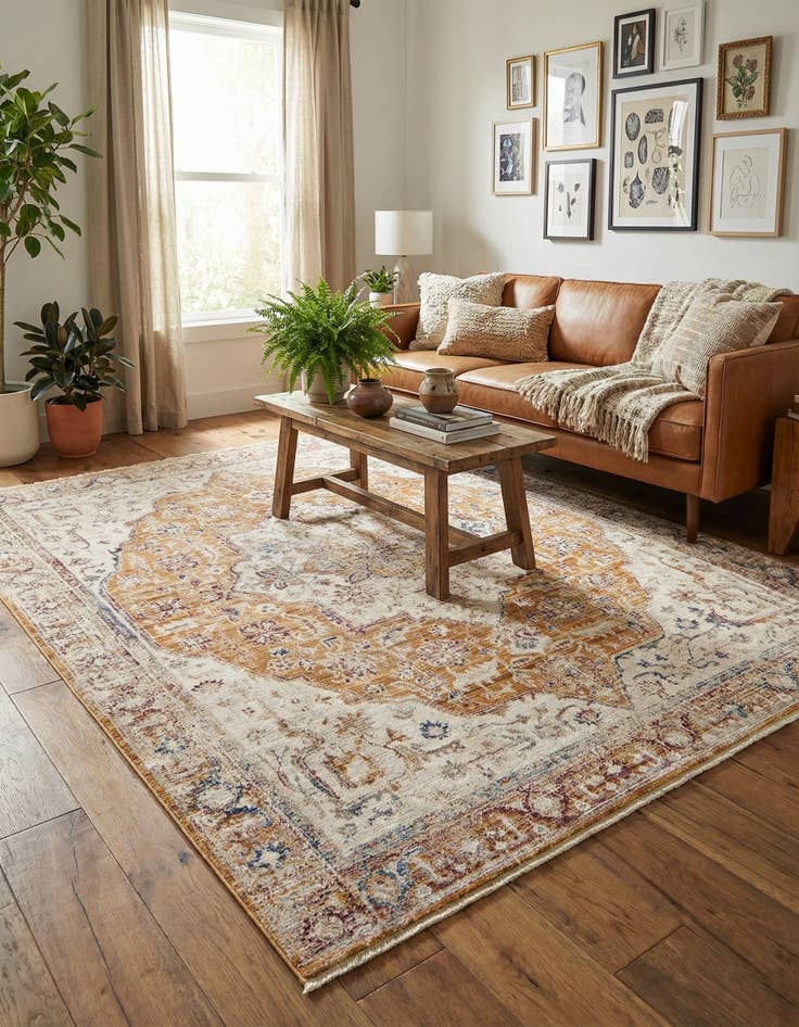 Detail image of 7' 10 x 9' 8 Deepa Rug