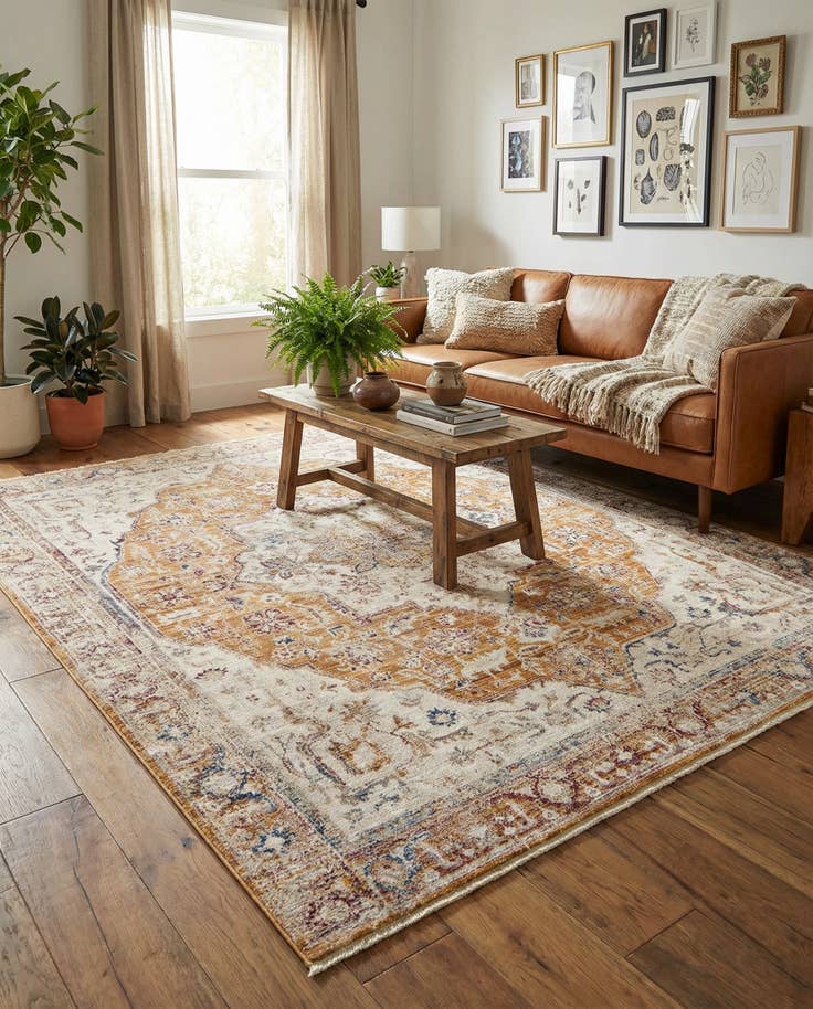 Detail image of 7' 10 x 9' 8 Deepa Rug