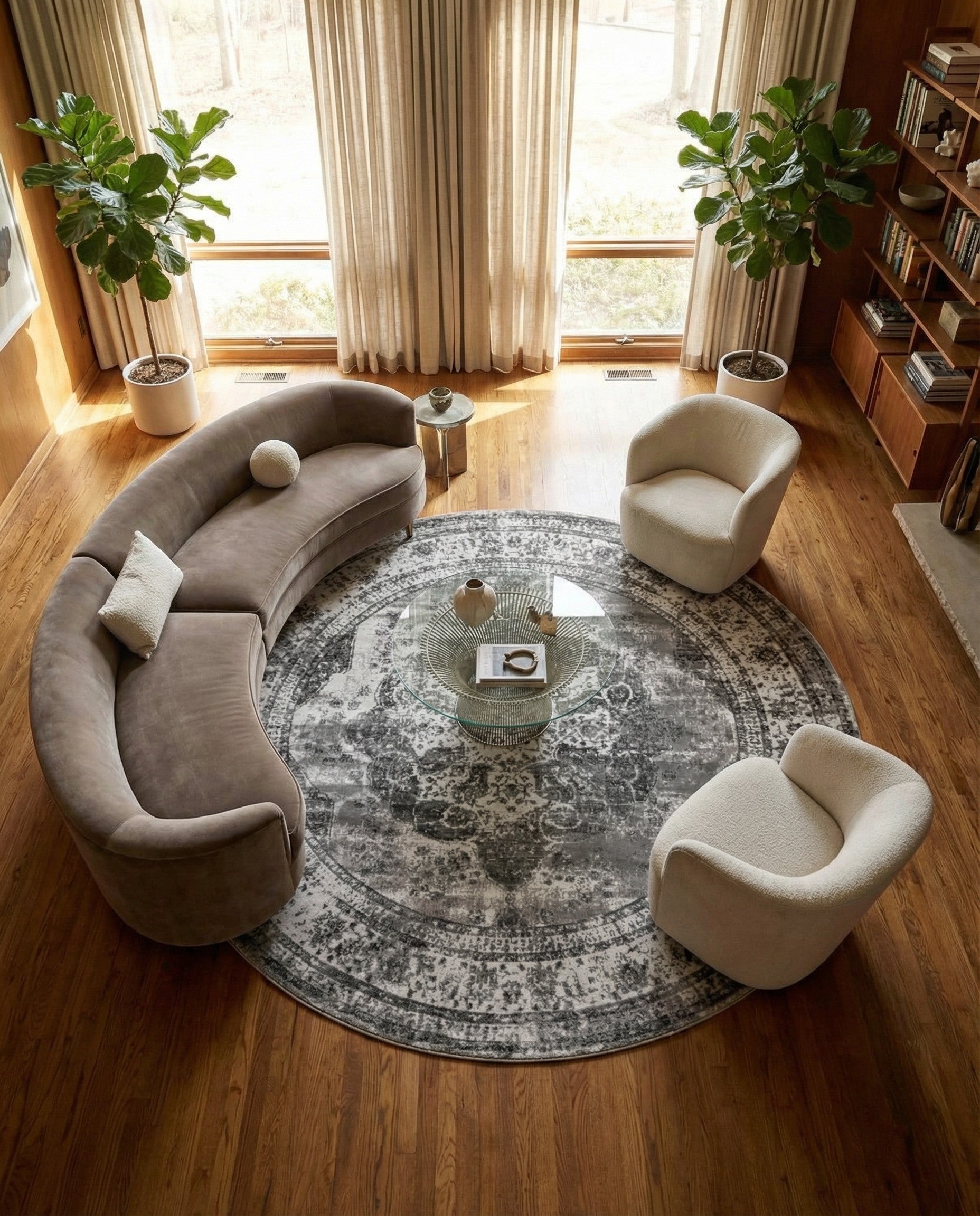 12' 4 x 12' 4 Monte Carlo Round Rug