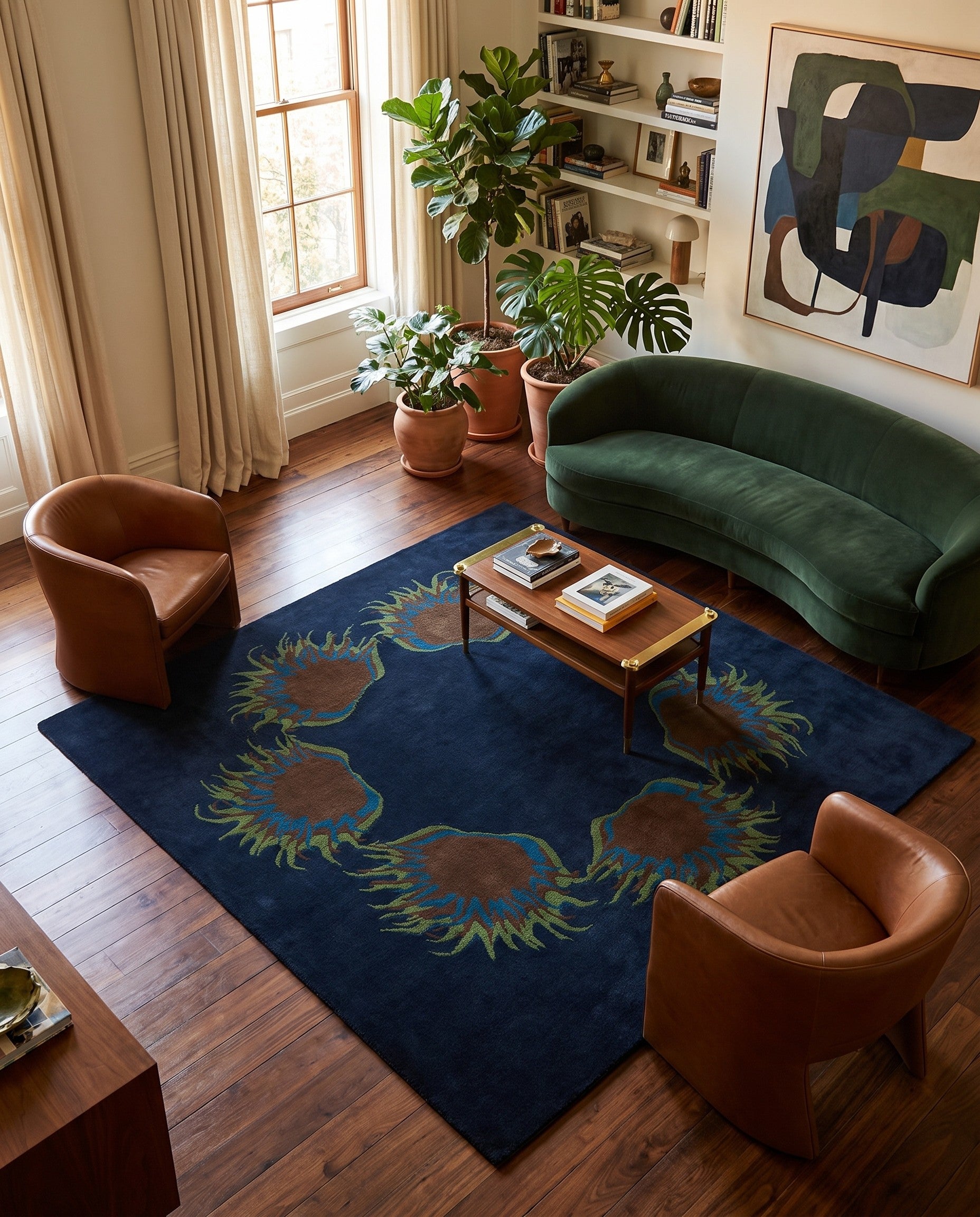 7' 6 x 7' 7 Luna Square Rug