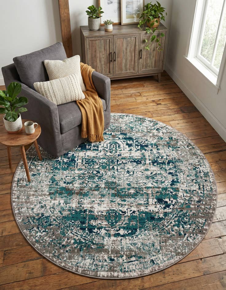 Detail image of 5' 3 x 5' 3 Aarhus Round Rug