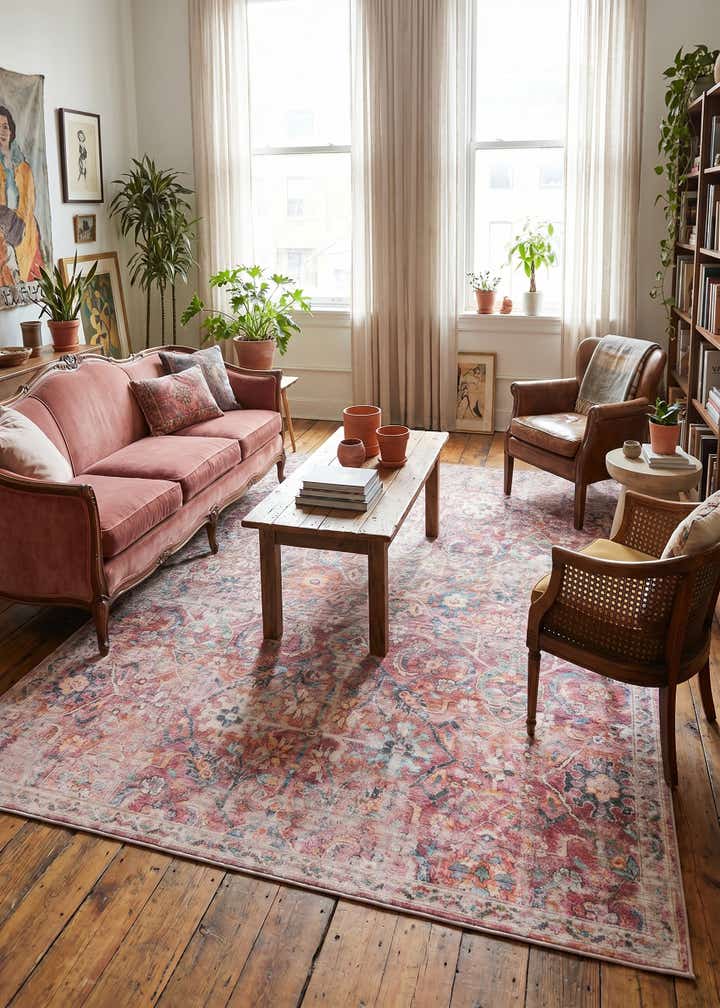 9' 2 x 12' Washable Nostalgia Rug