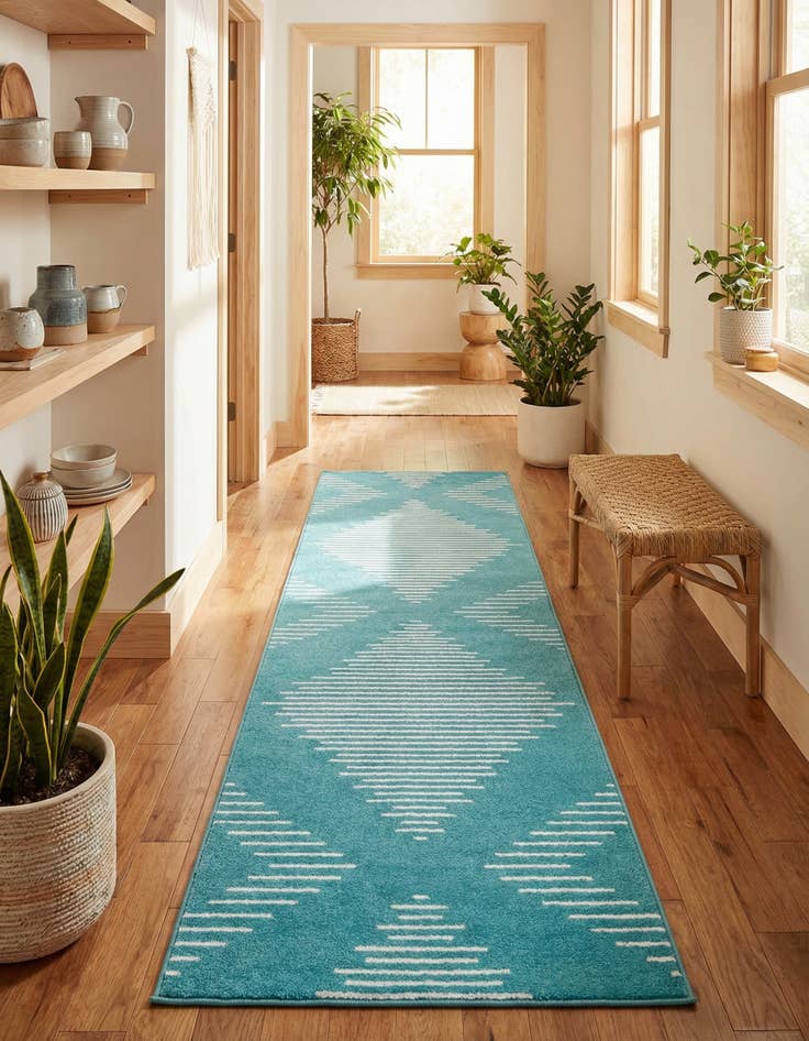 Detail image of 2' 7 x 10' Kai Runner Rug