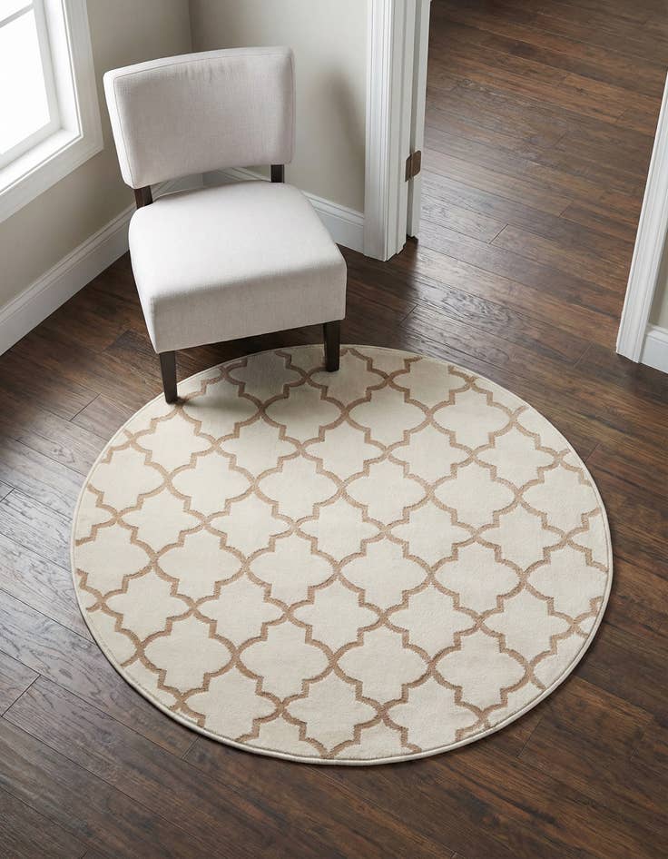 Detail image of Jill Zarin 3' 3 x 3' 3 Uptown Lincoln Center Round Rug