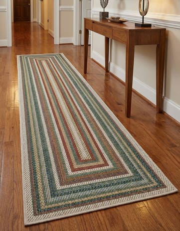 2' 7 x 13' Easy-Clean Baja Indoor / Outdoor Runner Rug