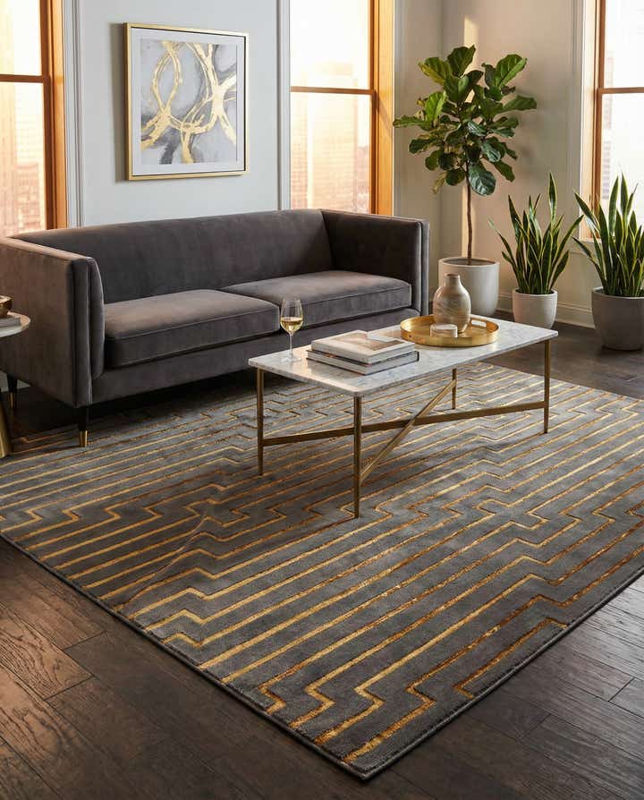 7' 10 x 7' 10 Vogue Geo Square Rug