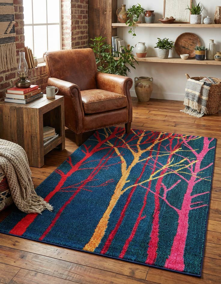 Detail image of 3' 3 x 5' 3 Washable Hyacinth Rug