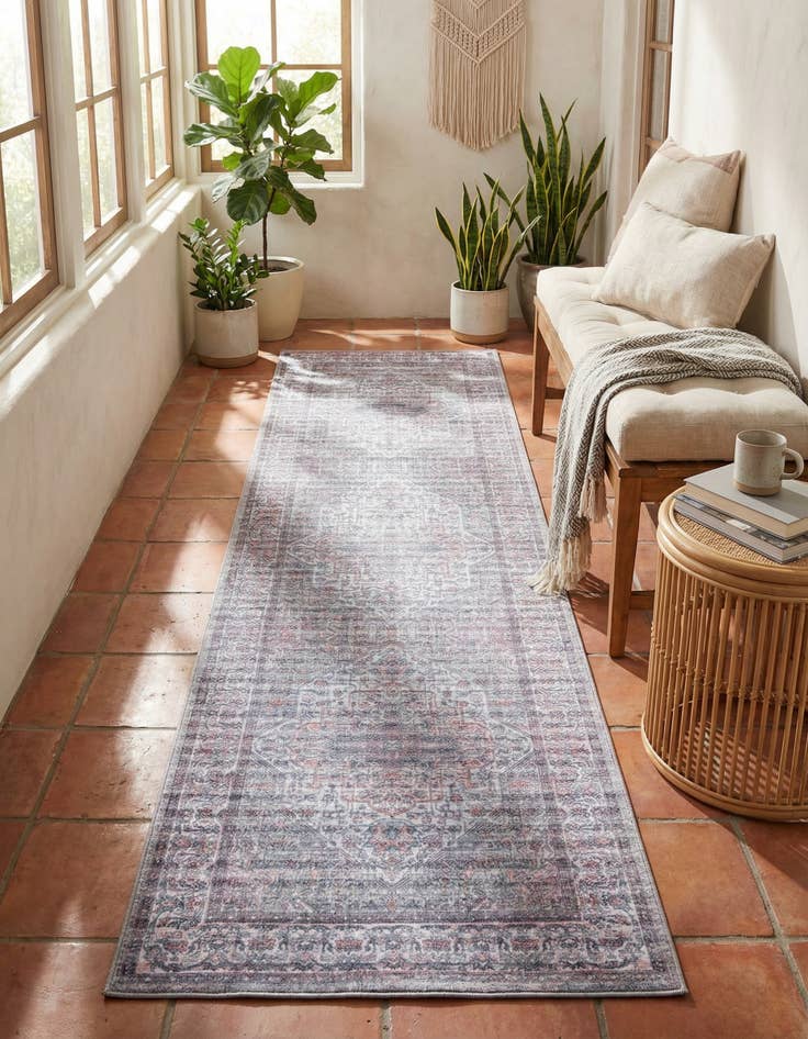 Detail image of 2' 7 x 13' Washable Mangata Runner Rug
