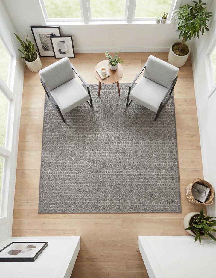 6' x 6' Easy-Clean Modern Indoor / Outdoor...
