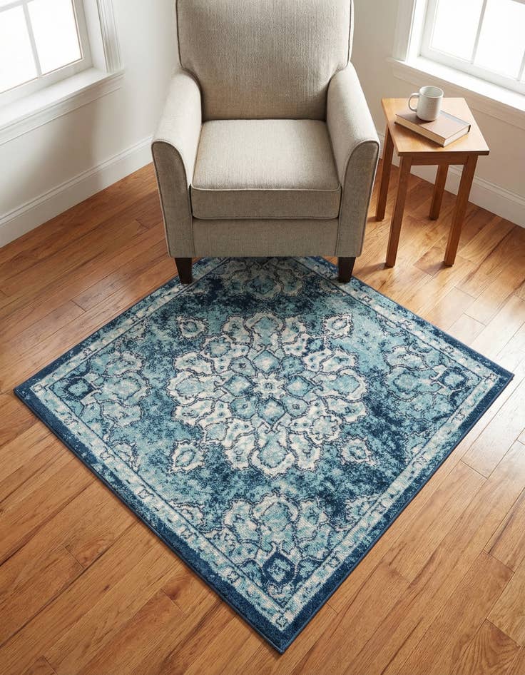 Detail image of 4' x 4' Parker Square Rug