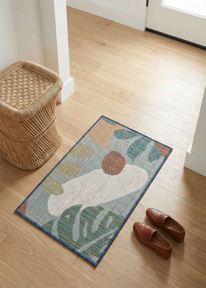 2' x 3' 1 Easy-Clean Baja Indoor / Outdoor Rug