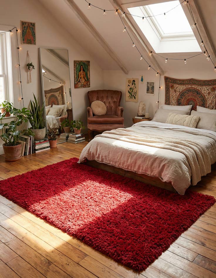 Detail image of 5' x 8' Infinity Shag Rug