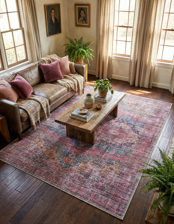 Detail image of 7' 10 x 10'  Washable Mangata Rug