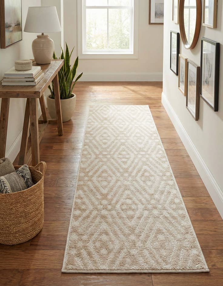 Detail image of 2' x 6' Washable Sabrina Soto Ella Indoor / Outdoor Runner Rug