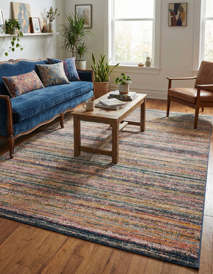 Detail image of 7' 10 x 11' 2 Gemstone Rug