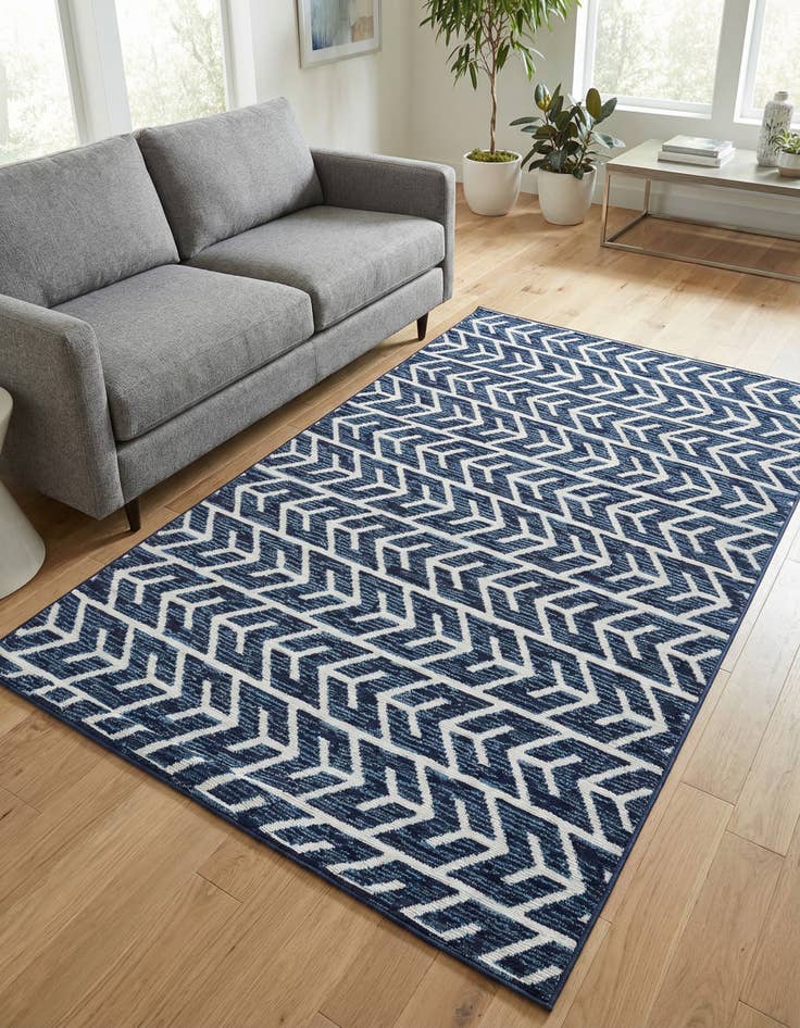 Detail image of 5' x 8' Washable Sabrina Soto Aston Indoor / Outdoor Rug