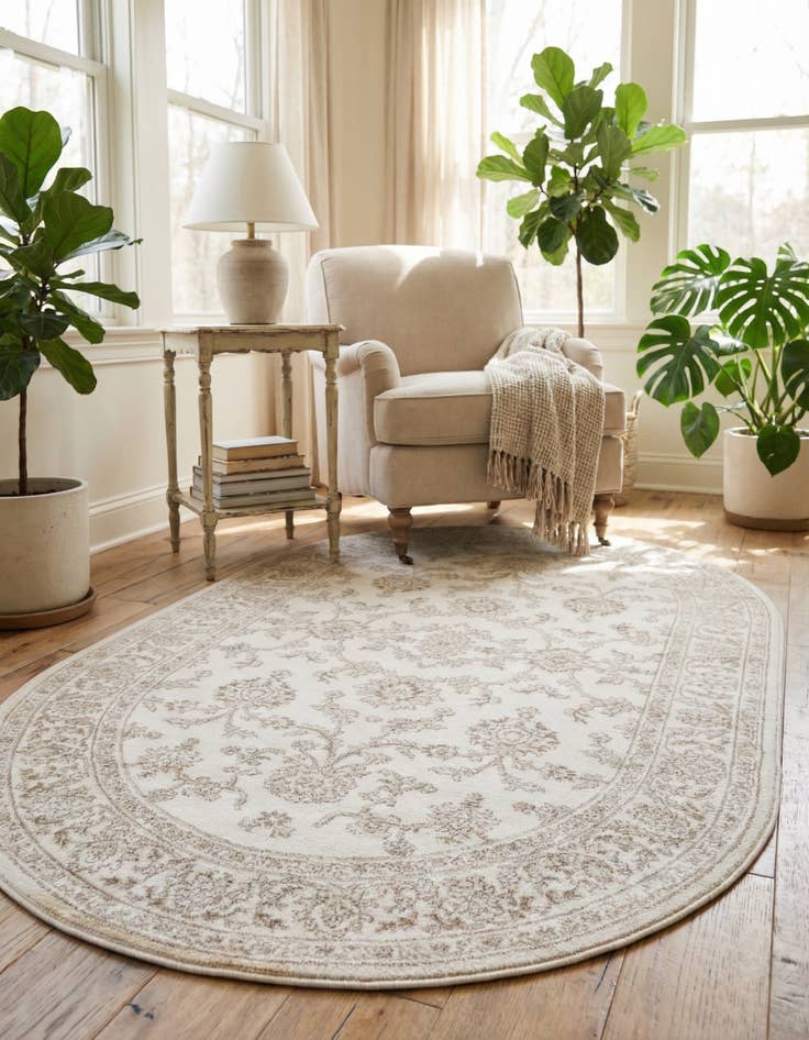 Detail image of 5' 3 x 8' Charlotte Oval Rug