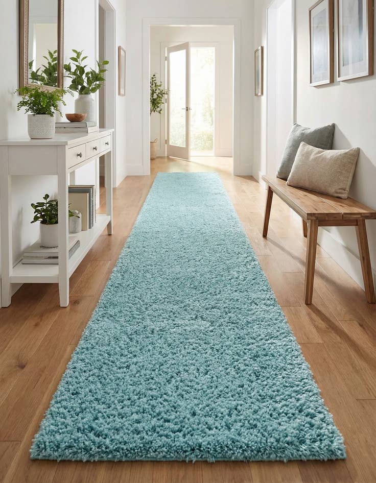 Detail image of 2' 6 x 13' Everyday Shag Runner Rug