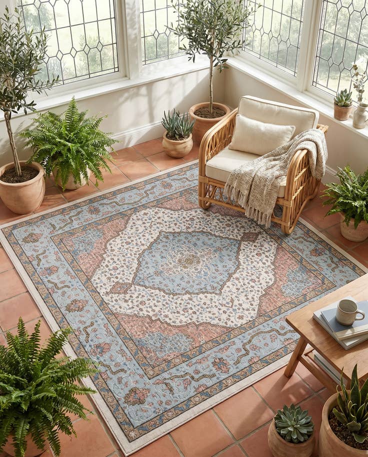 Detail image of 7' x 7' Nyla Square Rug