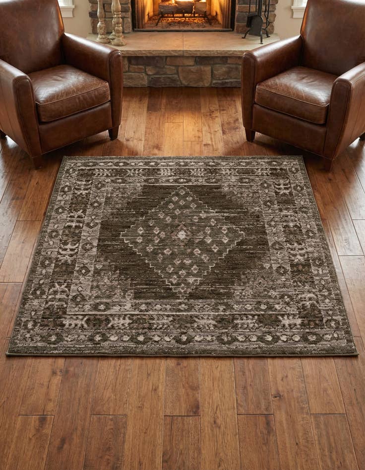 Detail image of 5' x 5' Grand Tradition Rug