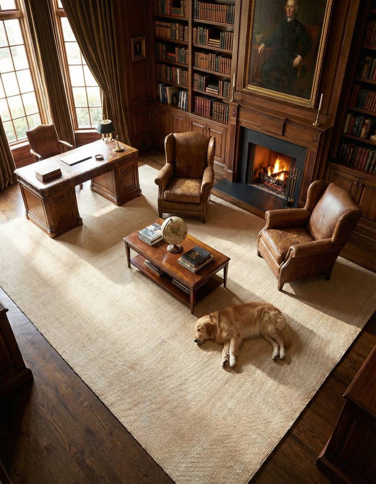 Detail image of 10' x 14' 1 Hand Woven Jill Zarin English Manor Wool Rug