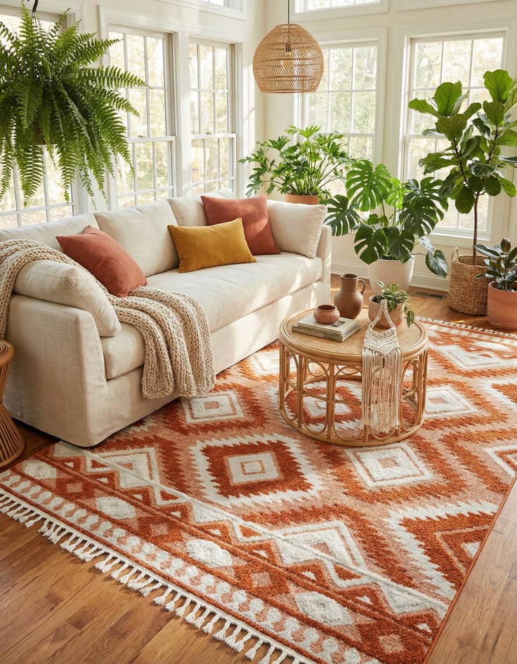 Detail image of 7' 10 x 10' Boho Rug