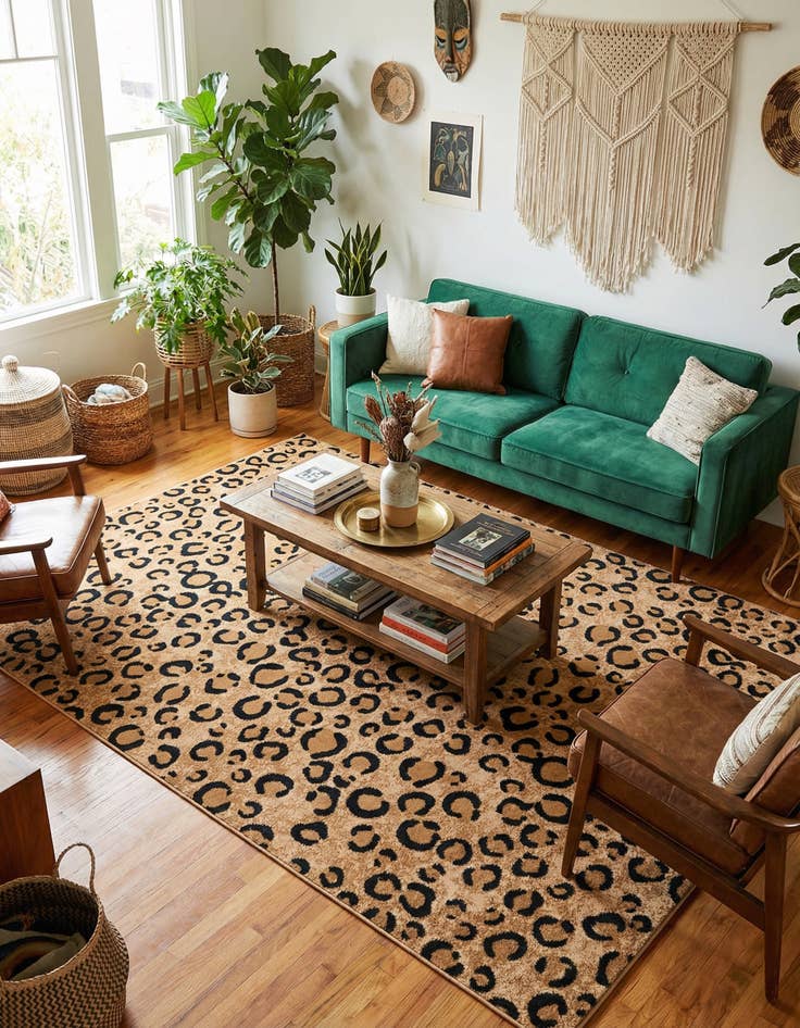 Detail image of 7' 10 x 11' Safari Rug