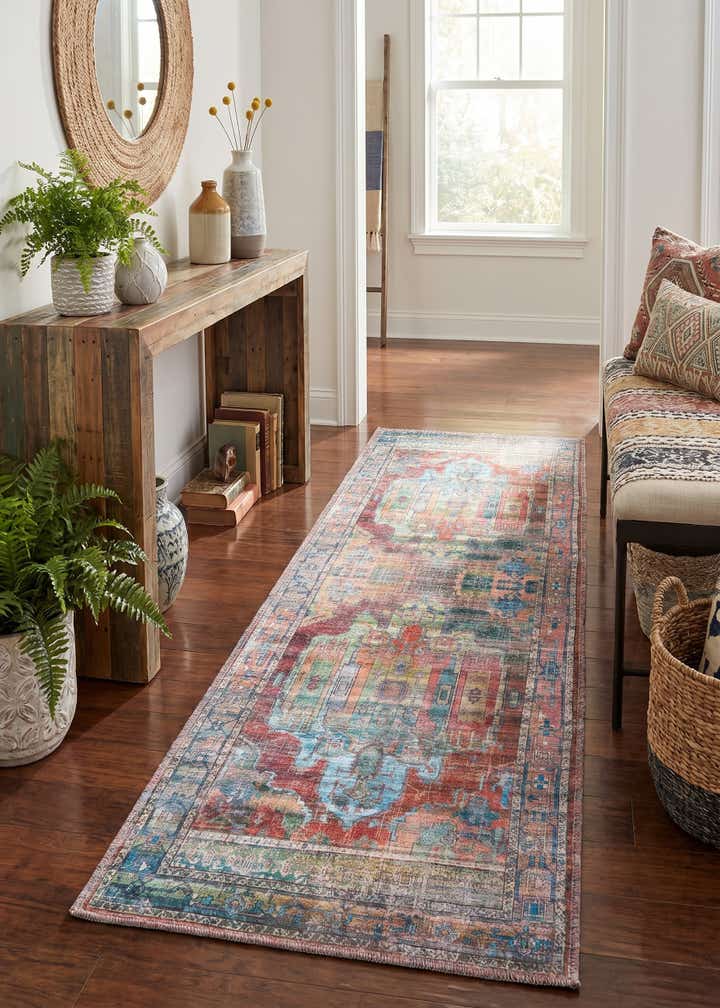 2' x 6' Washable Maahru Runner Rug