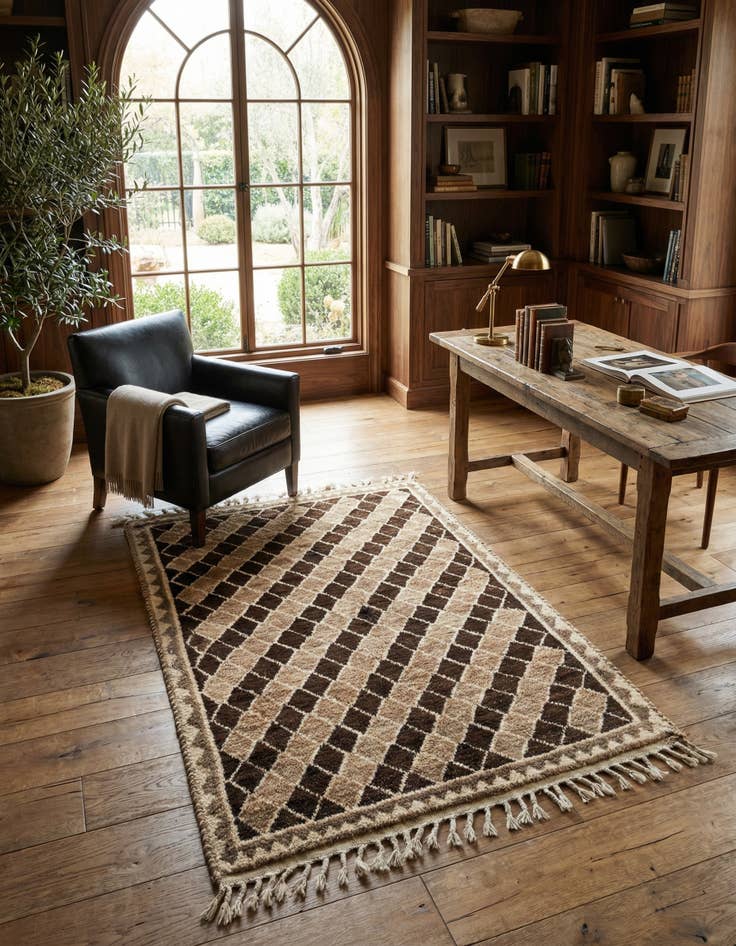 Detail image of 3' 10 x 6' 2 Gabbeh Wool Rug